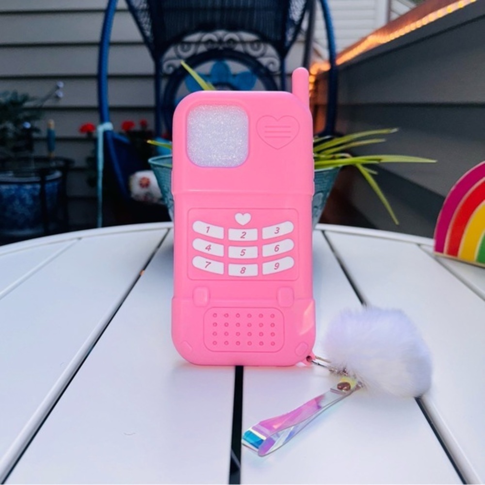 iPhone 14 pro max girly Barbie pink phone case